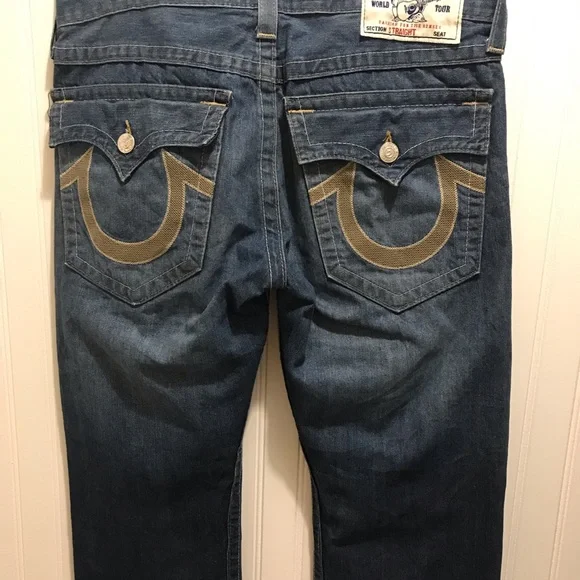 True Religion Men's Blue Jeans